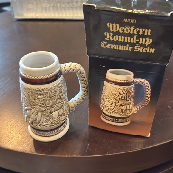 antique Avon beer stein cattle drive 1983 - Picture 2 of 5